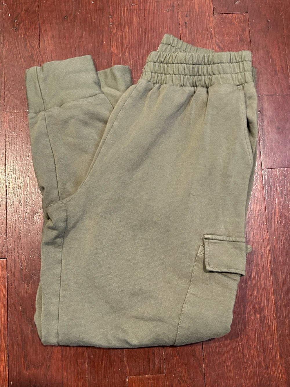 GAP Olive Cargo Jogger Sweatpants
